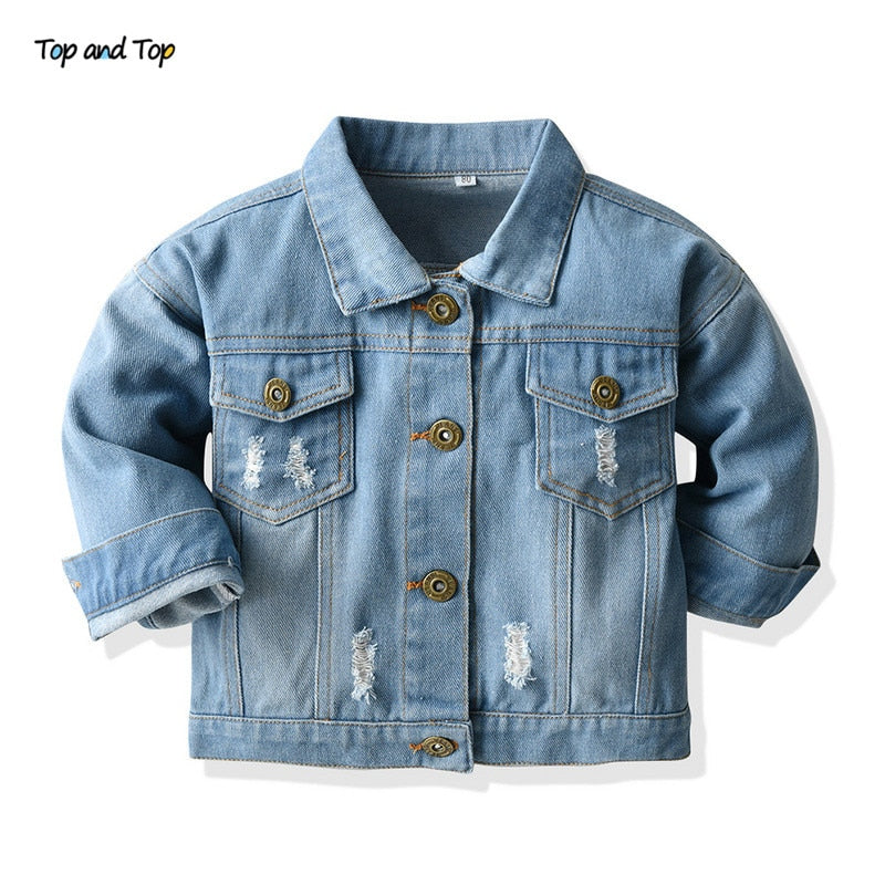 Camisa Jeans Infantil Style - Unissex