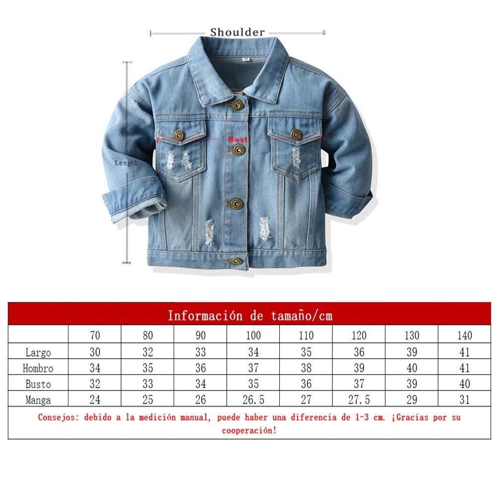 Camisa Jeans Infantil Style - Unissex