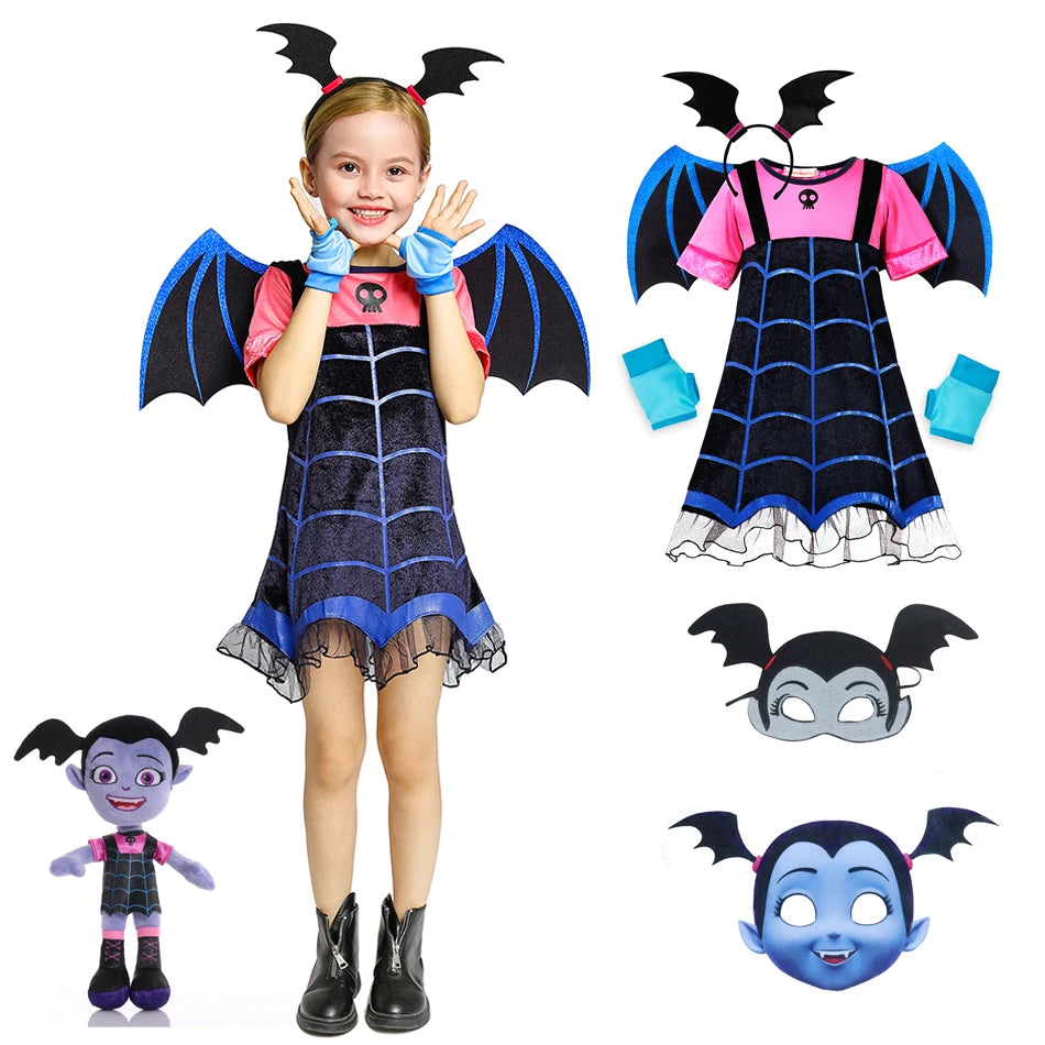 Fantasia Infantil Vestido Vampirina