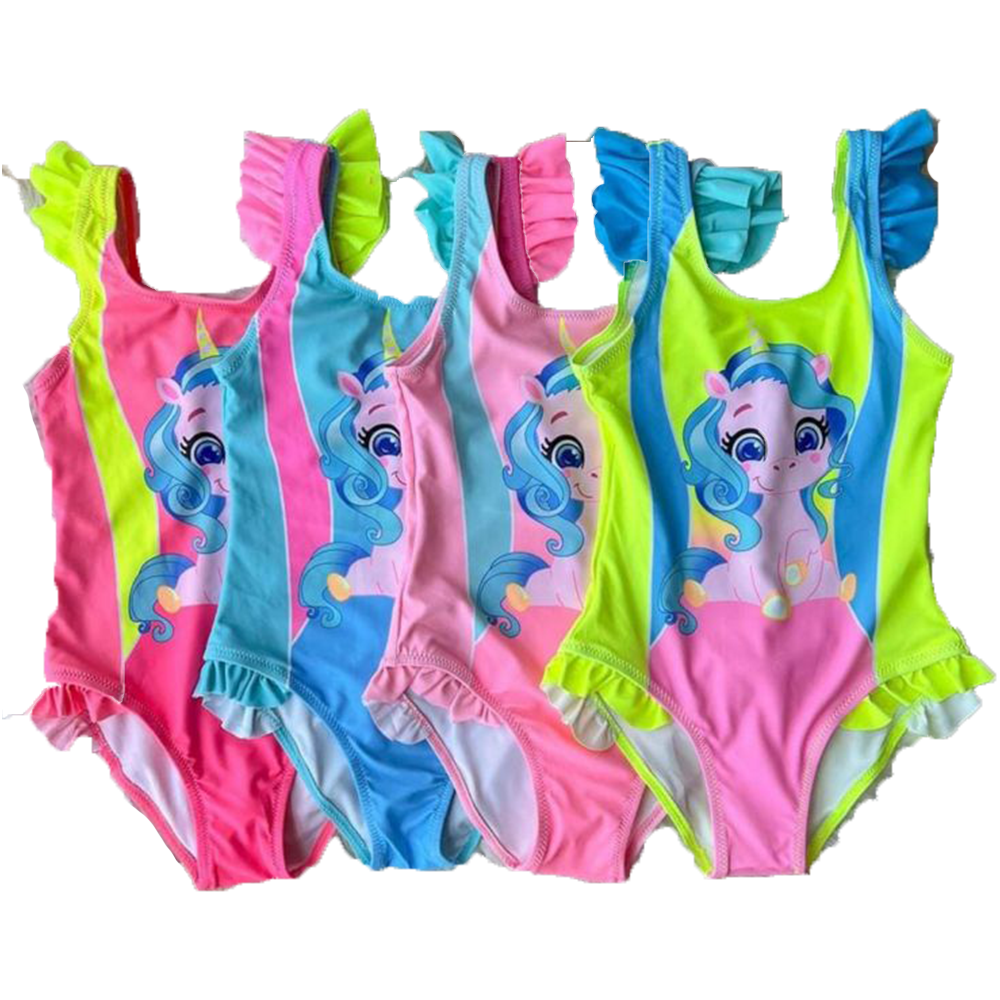Maiô Unicórnio Infantil Menina - Variado
