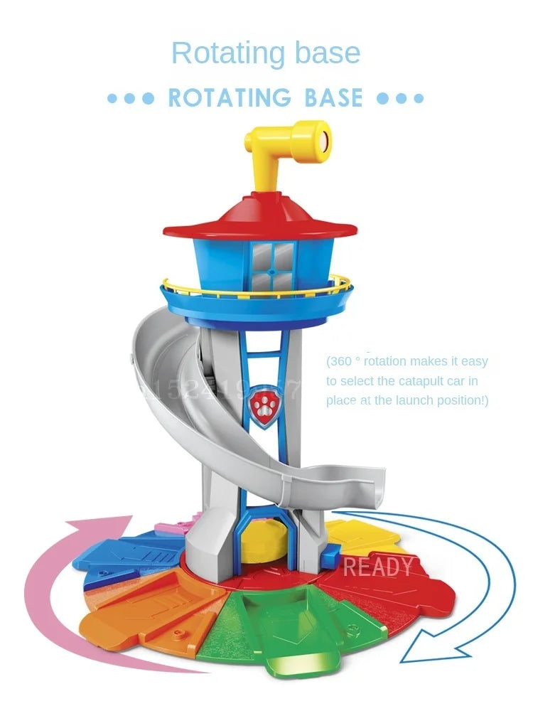 Brinquedo Patrulha Canina - Torre de Controle + 6 Carros