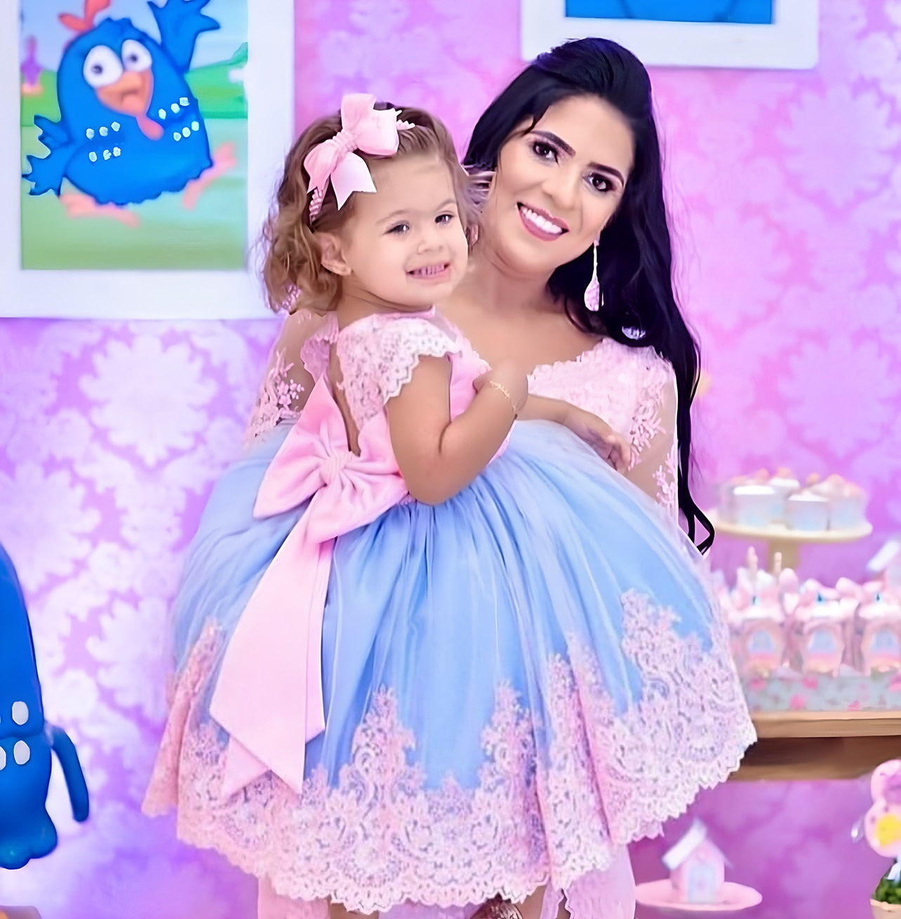 Vestido de Festa Renda Luna - Infantil