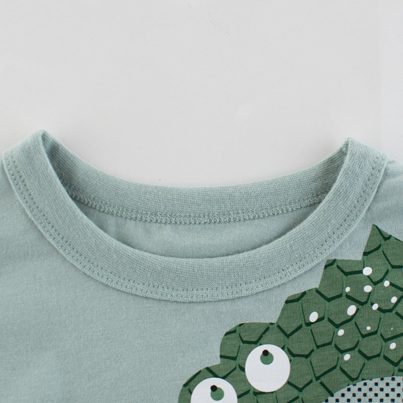 Camiseta Jacaré Divertido - Infantil