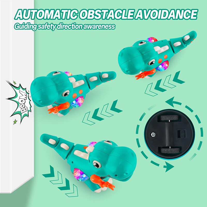 Brinquedo Dinossauro com Luzes e Musical Infantil