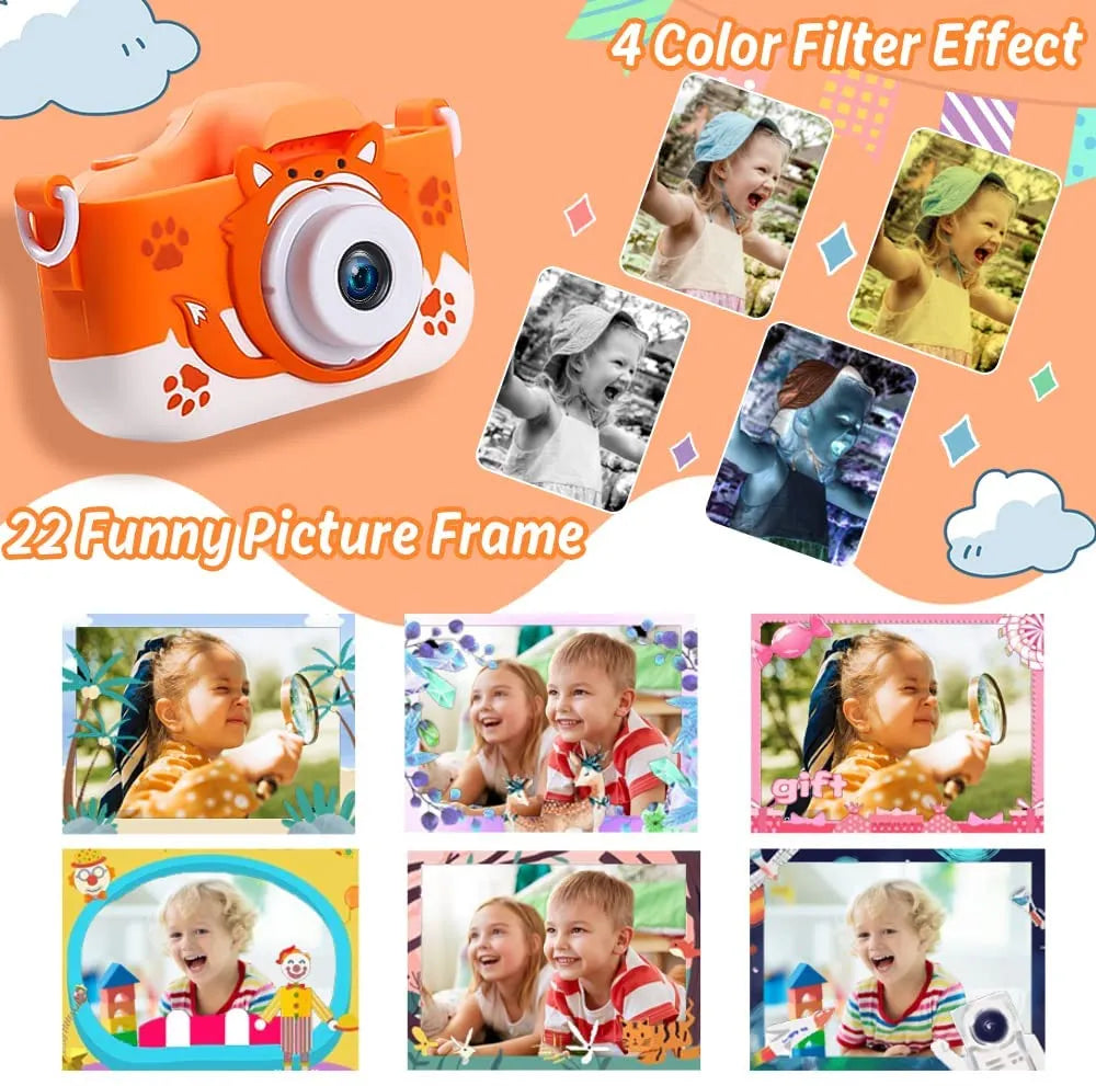 Câmera Digital Infantil - Design Divertido