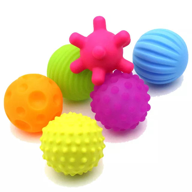 Kit 6 Bolas Sensoriais - Brinquedos Educativos