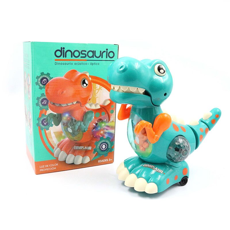 Brinquedo Dinossauro com Luzes e Musical Infantil