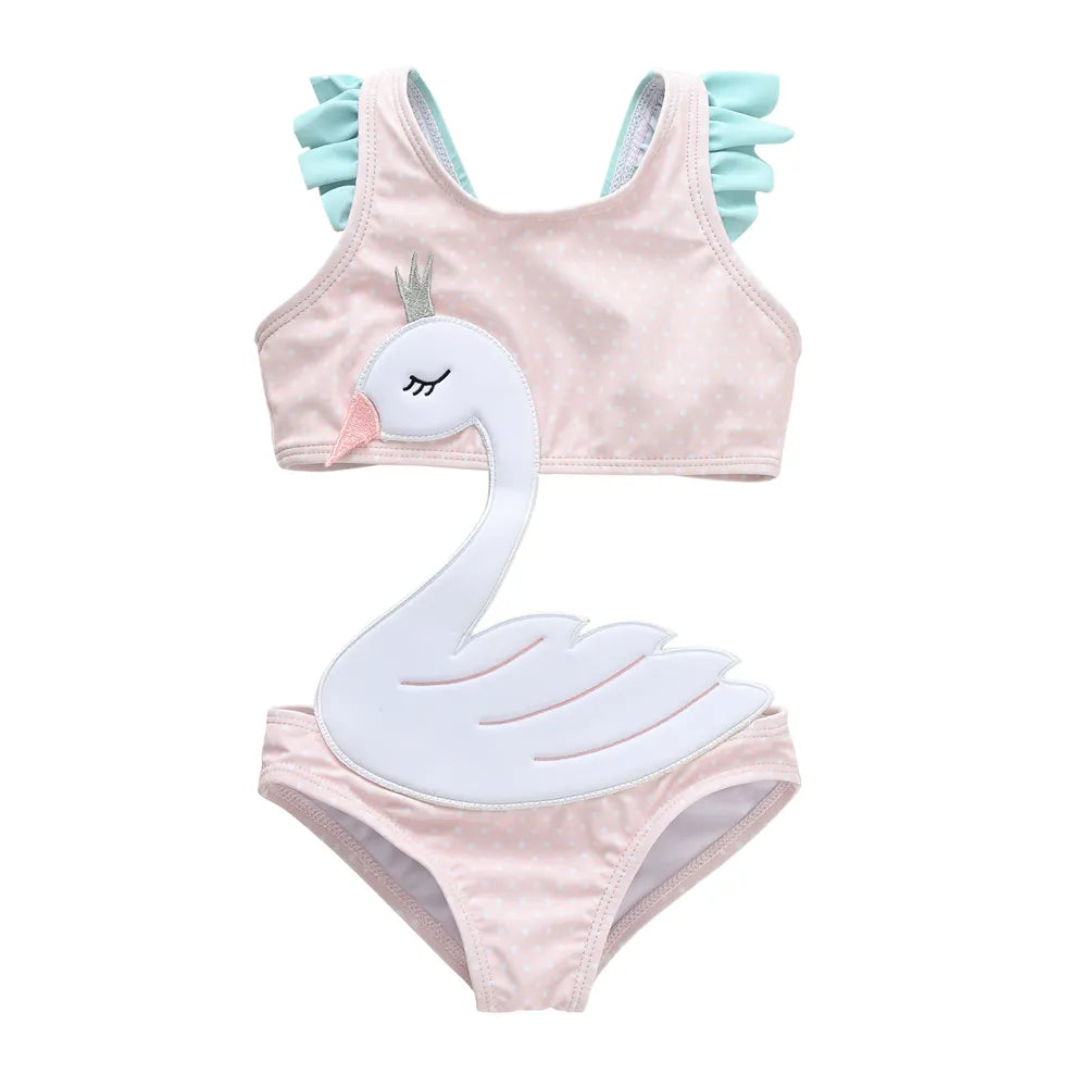 Maiô Infantil com Estampa 3D Meninas