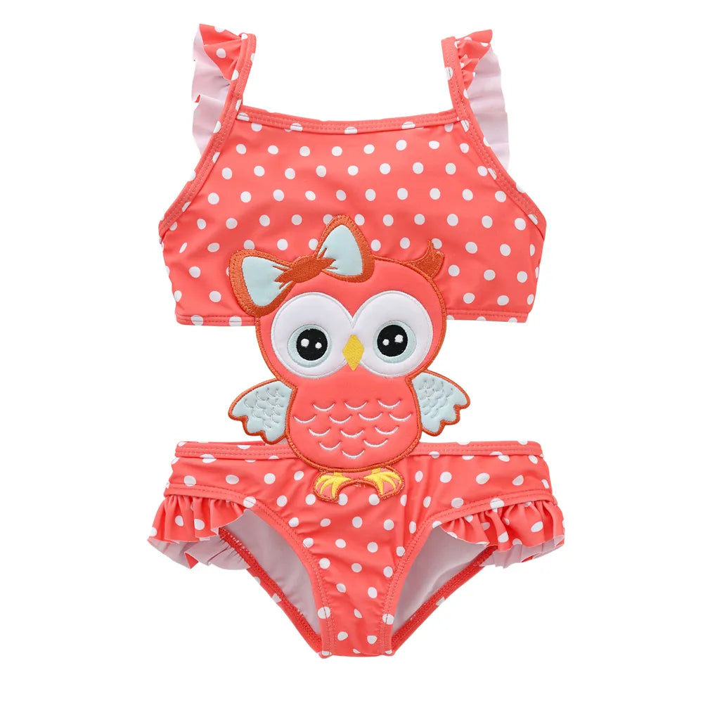 Maiô Infantil com Estampa 3D Meninas