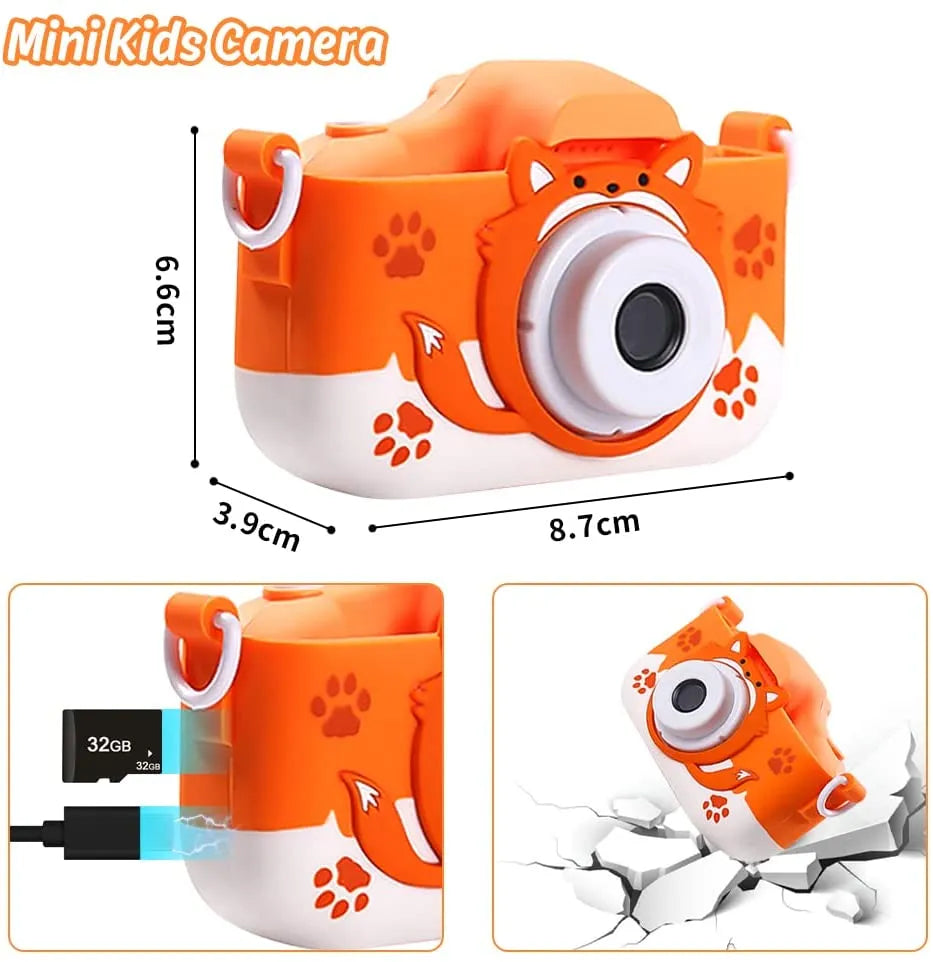 Câmera Digital Infantil - Design Divertido