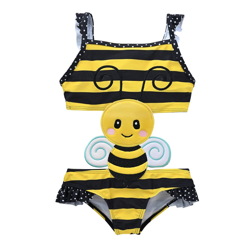 Maiô Infantil com Estampa 3D Meninas
