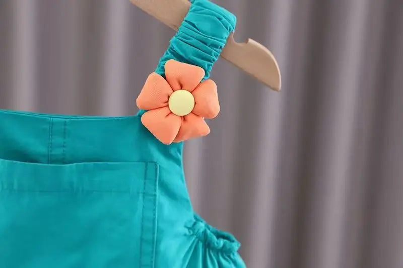 Macacão Flower Menina 3D