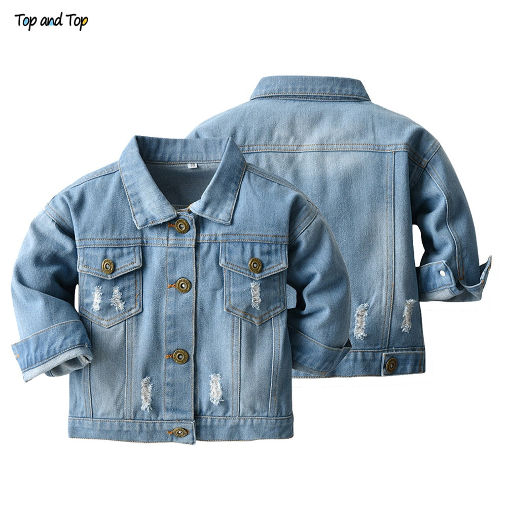 Camisa Jeans Infantil Style - Unissex