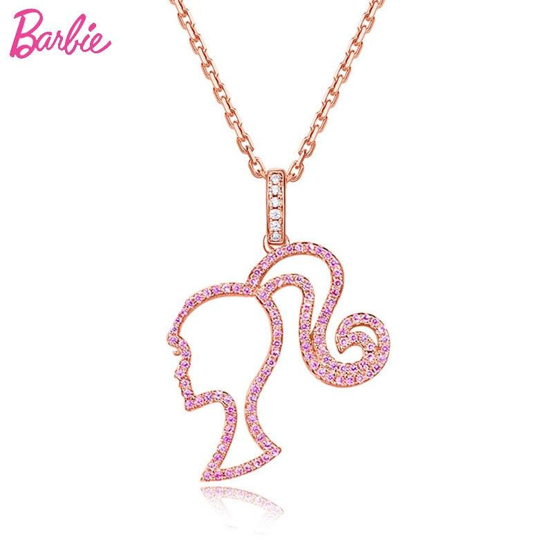 Colar e Pingente Barbie Fashion
