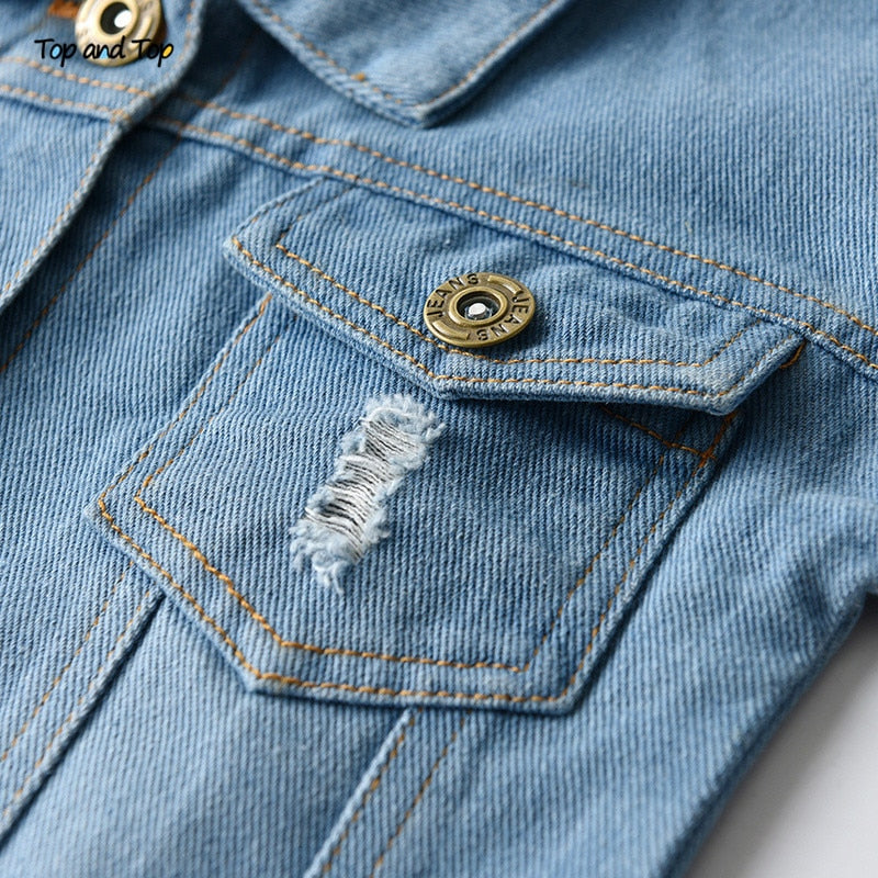 Camisa Jeans Infantil Style - Unissex