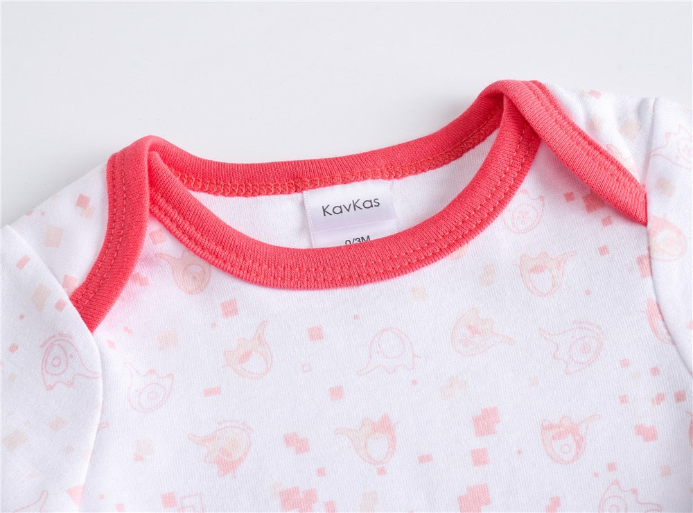 Kit body bebê 3 peças multicor manga longa- Meninos e Meninas