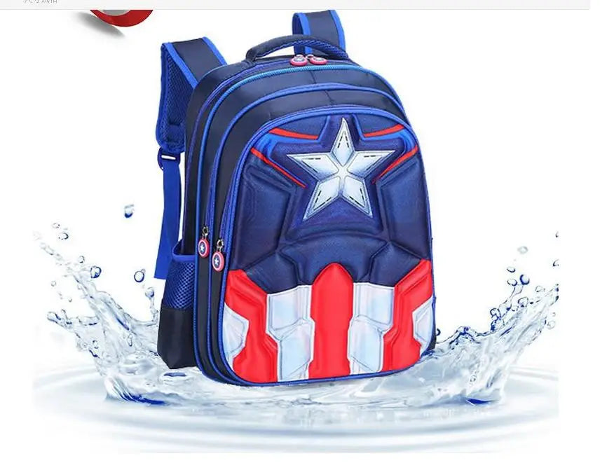 Kit Mochila Escolar Vingadores Rodinha  - 3 Peças