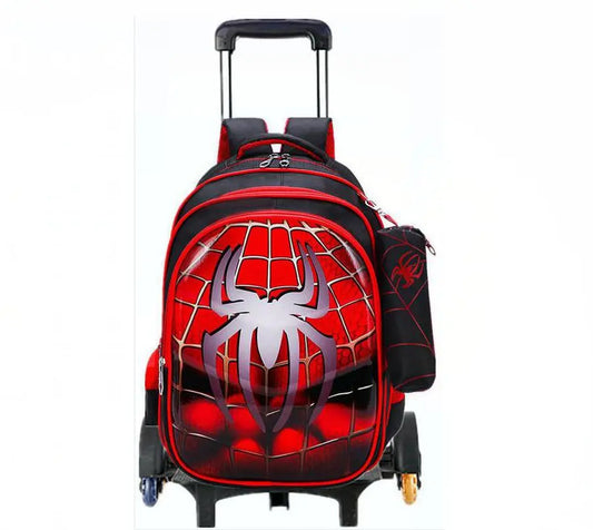 Mochila de Rodinha Escolar  + Estojo