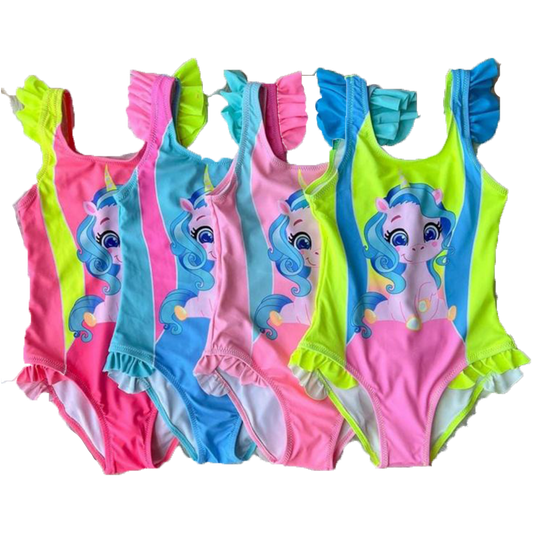 Maiô Unicórnio Infantil Menina - Variado