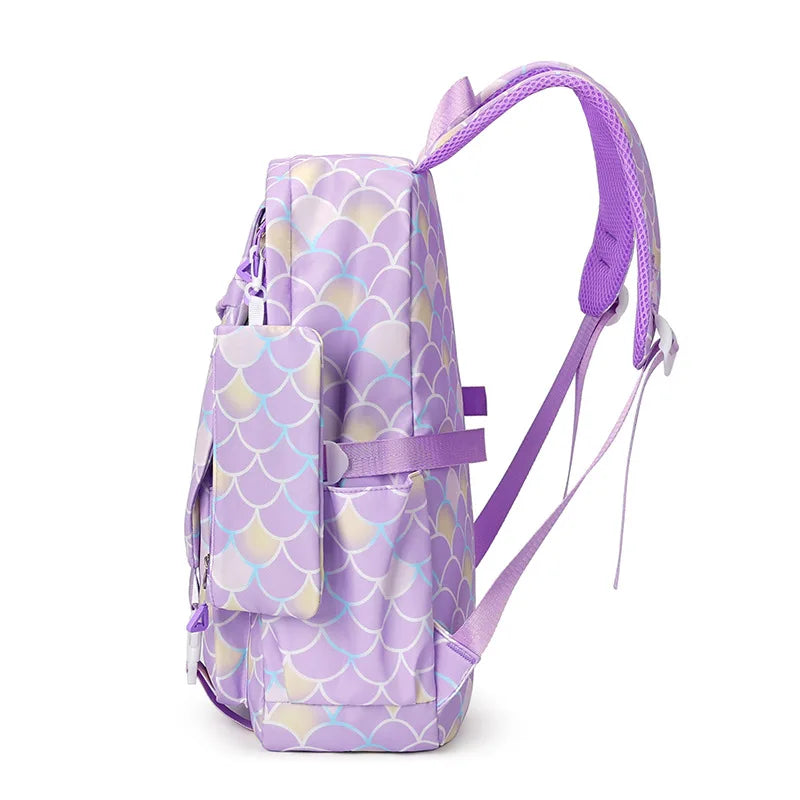 Kit Mochila, Estojo e Lancheira Casa Mágica da Gabby