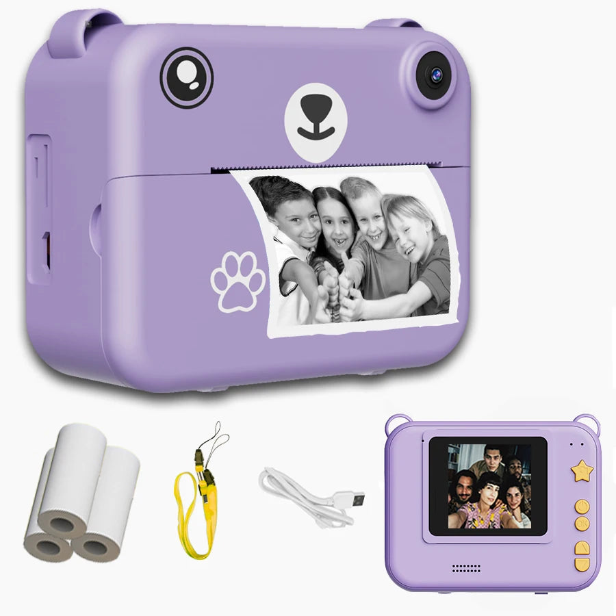 Câmera Digital Infantil com Impressão Instantânea