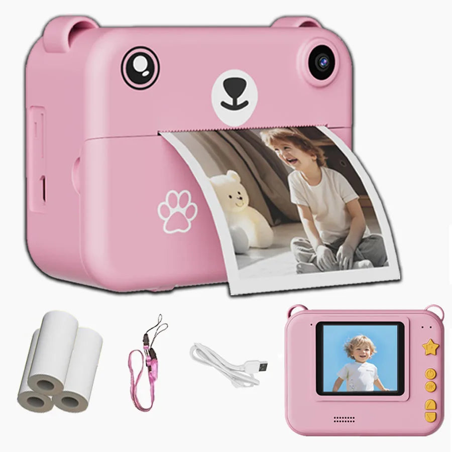 Câmera Digital Infantil com Impressão Instantânea