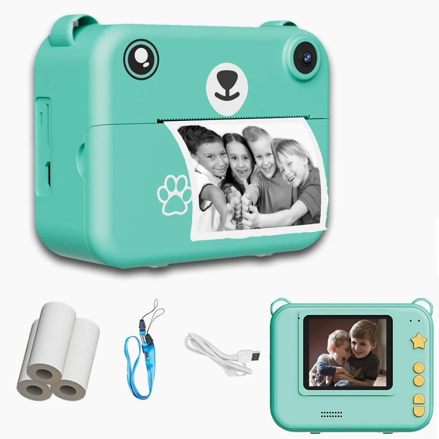 Câmera Digital Infantil com Impressão Instantânea