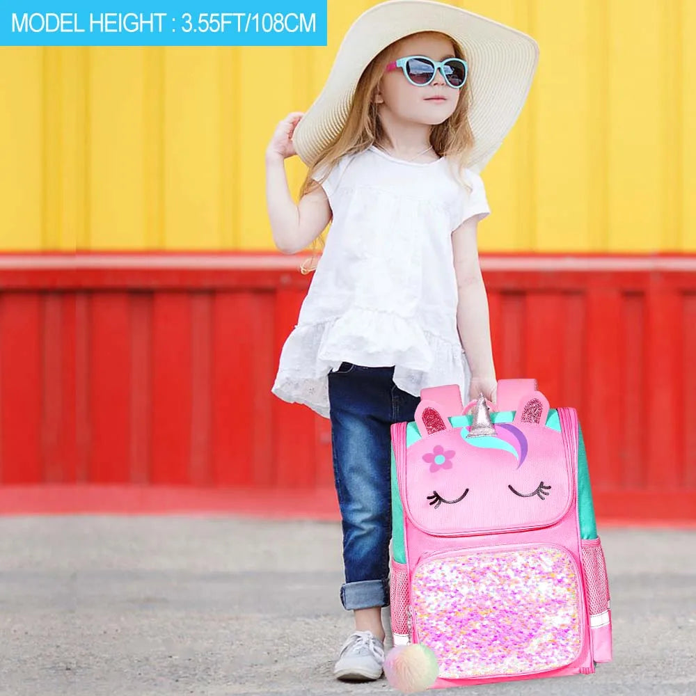 Mochila Unicórnio Sparkle - Kit 3 Peças