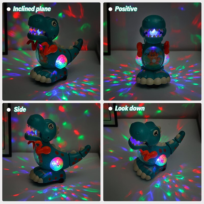 Brinquedo Dinossauro com Luzes e Musical Infantil