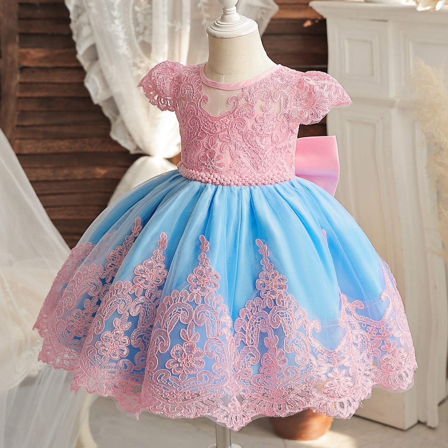Vestido de Festa Renda Luna - Infantil