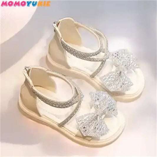 Sandália Infantil de Festa - Laço Sparkle