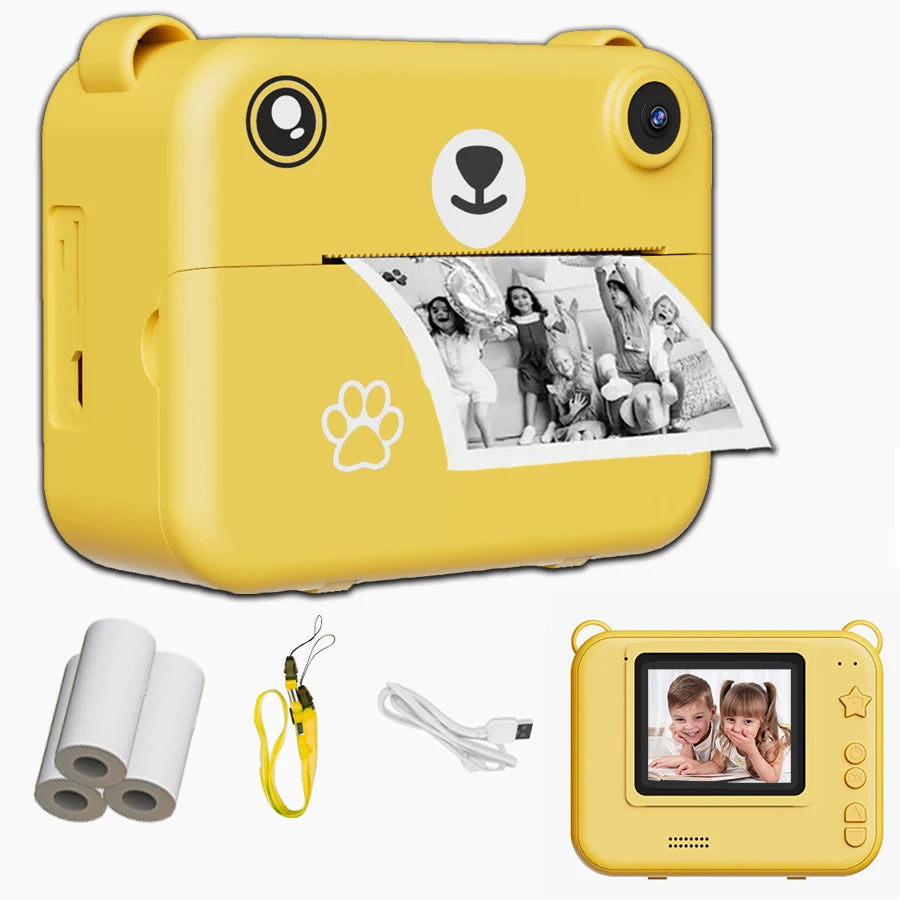 Câmera Digital Infantil com Impressão Instantânea