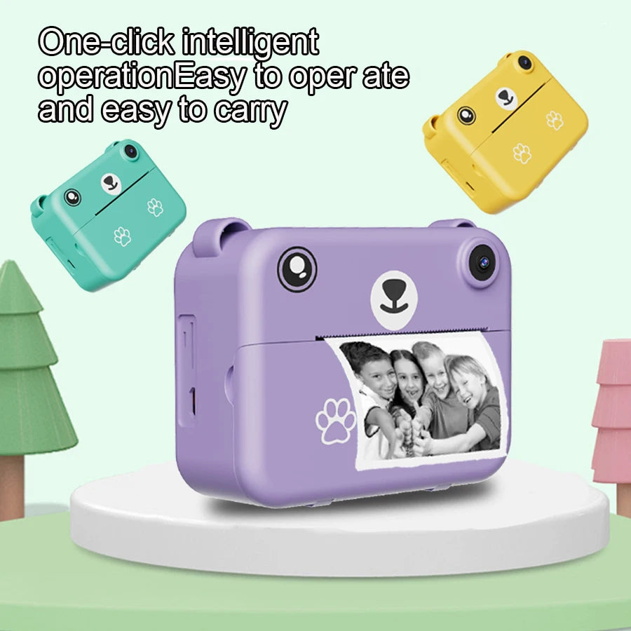 Câmera Digital Infantil com Impressão Instantânea