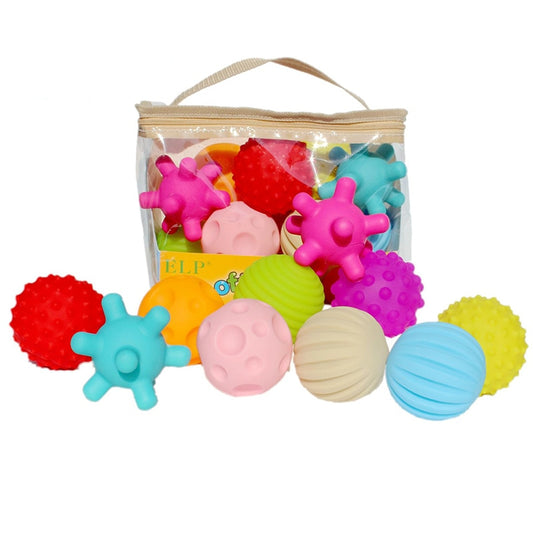 Kit 6 Bolas Sensoriais - Brinquedos Educativos